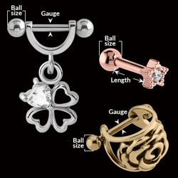 measurement of TRAGUS & HELIX